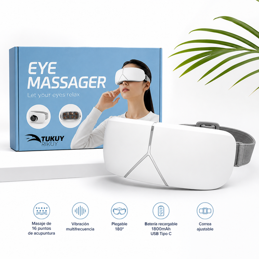 Masajeador de Ojos Recargable – Alivia la Fatiga Visual y Relaja en 15 Minutos | Norviko